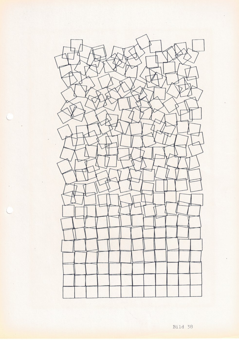 Schotter, Original Bild 38 aus der Dissertation, 1969